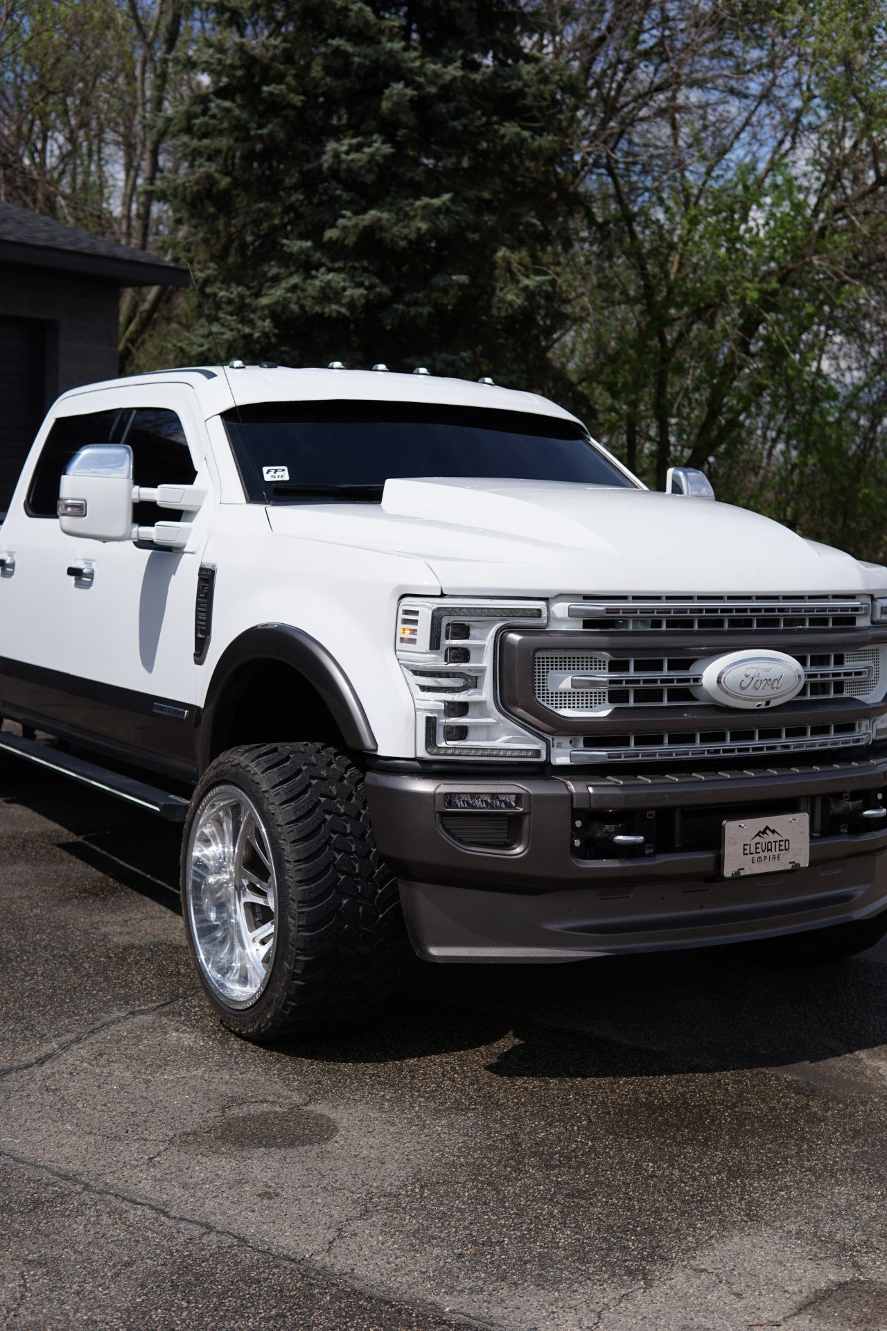 Windshield Drop Sun Visor for 2017-2024 Ford F-250 F-350 F-450