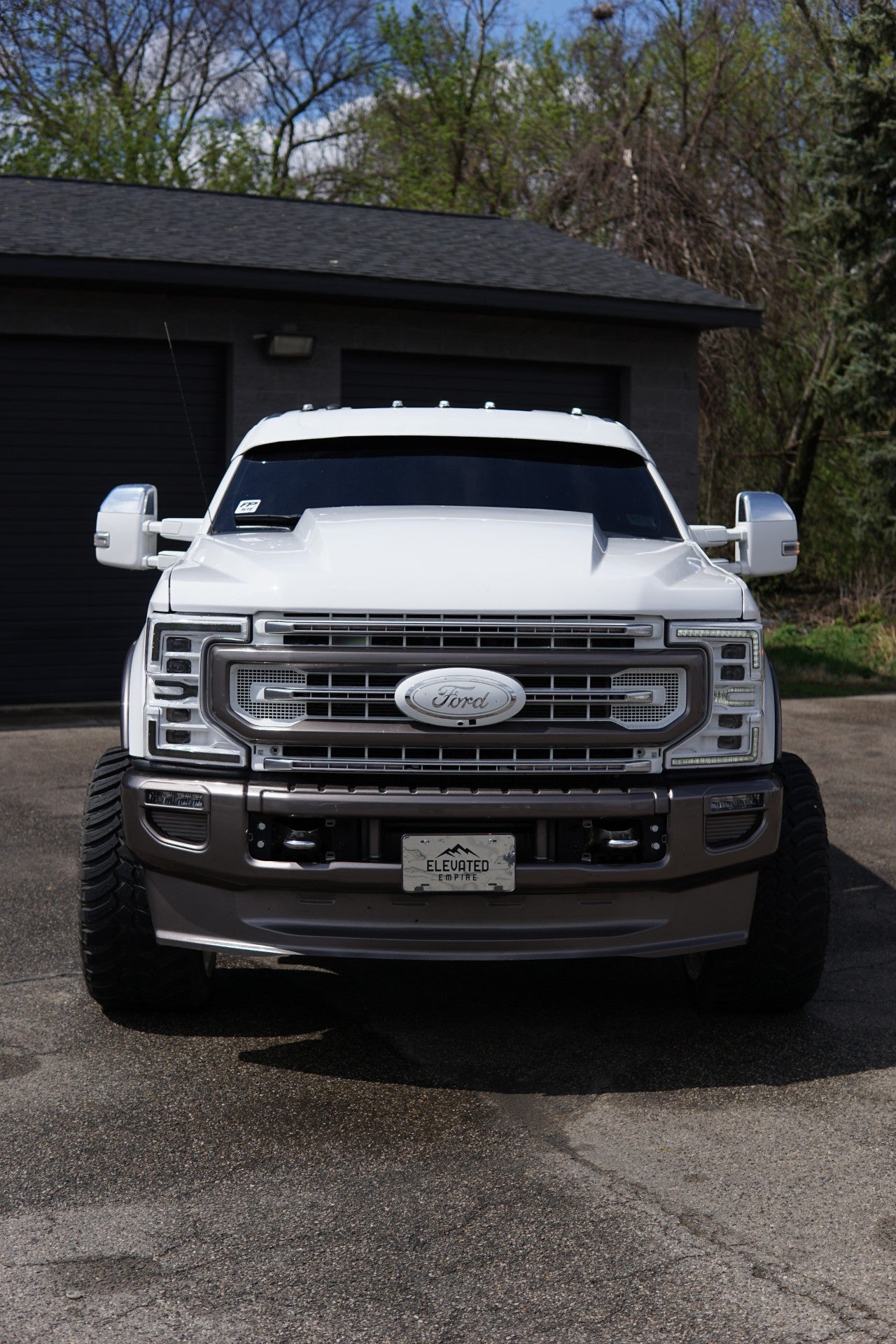 Windshield Drop Sun Visor for 2017-2024 Ford F-250 F-350 F-450
