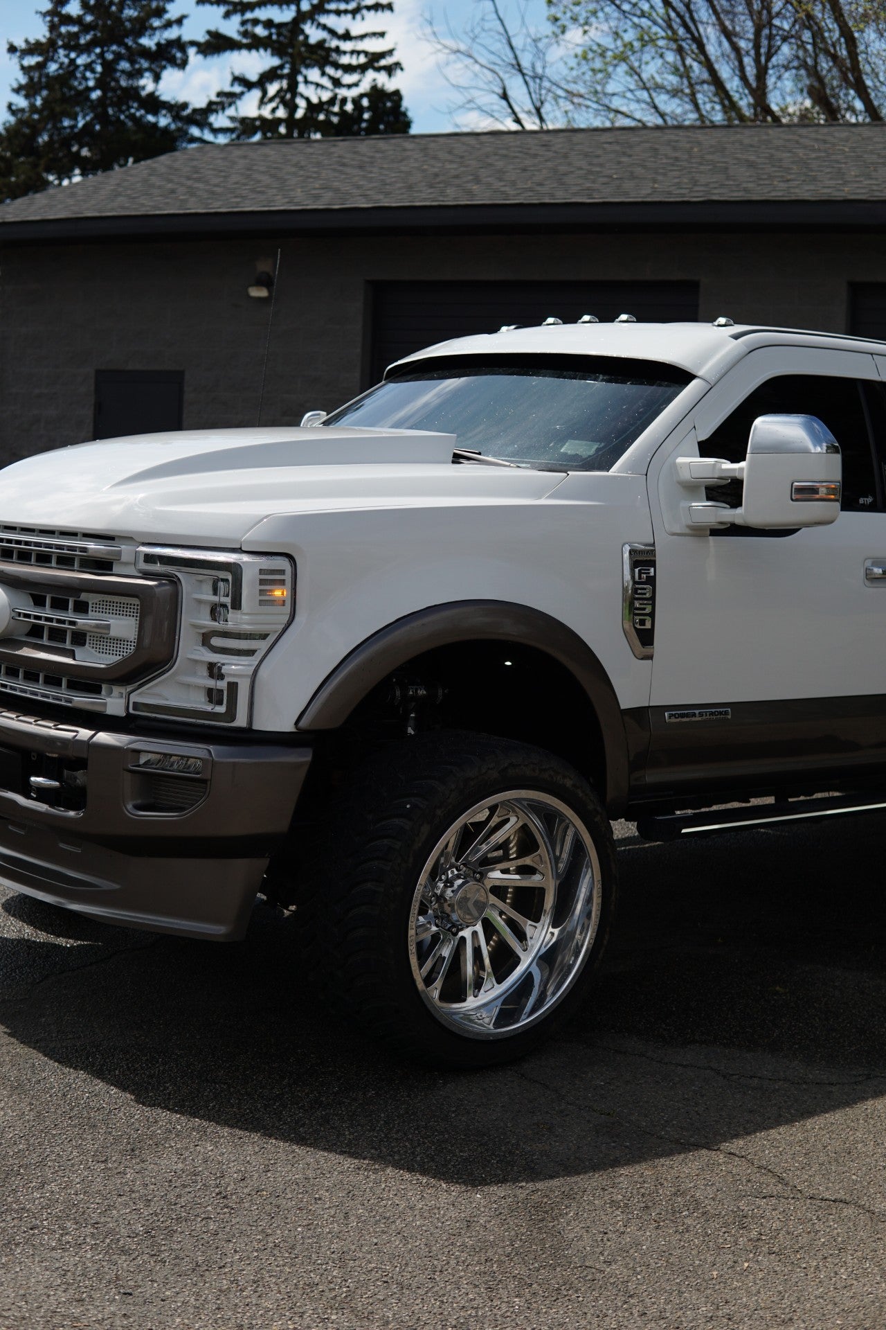 Windshield Drop Sun Visor for 2017-2024 Ford F-250 F-350 F-450