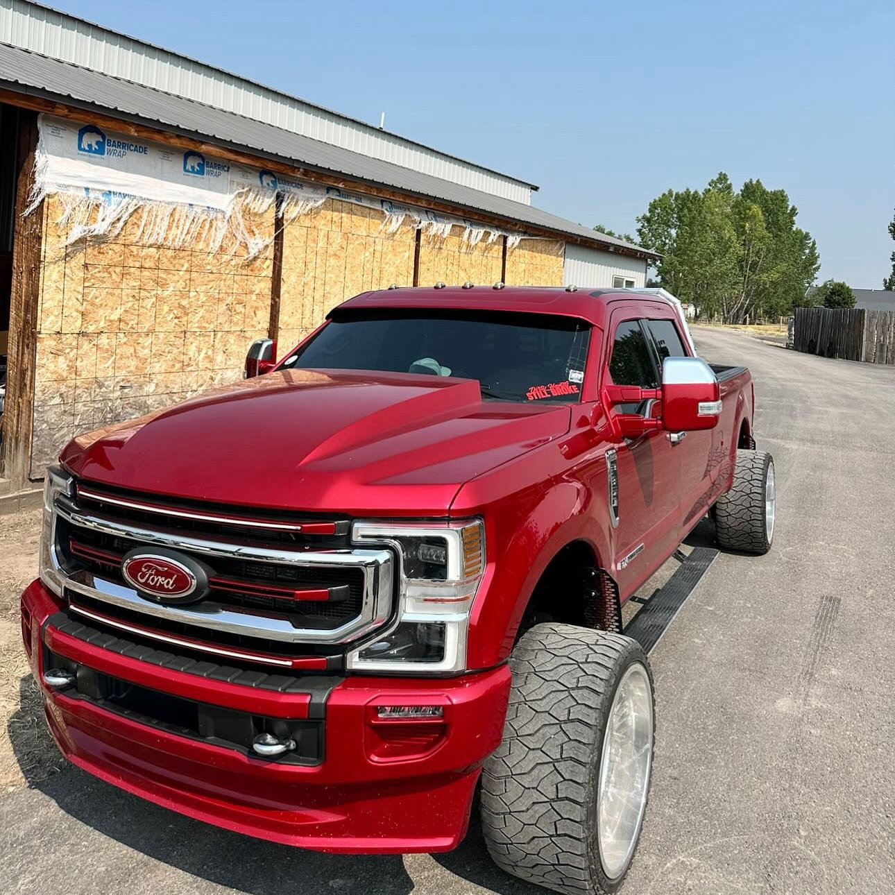 Windshield Drop Sun Visor for 2017-2024 Ford F-250 F-350 F-450