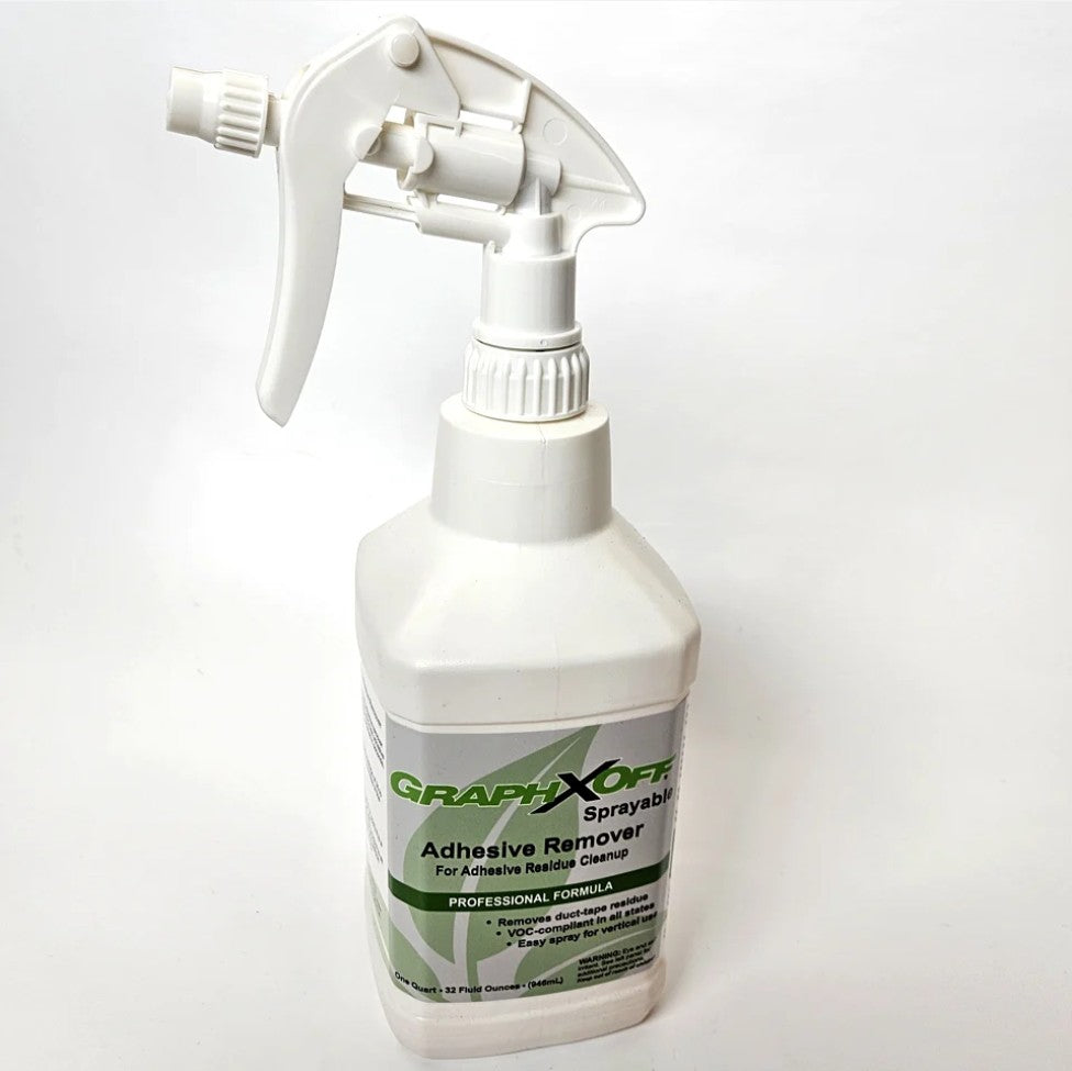 GraphXOff Sprayable Adhesive Remove for Adhesive Residue Cleanup