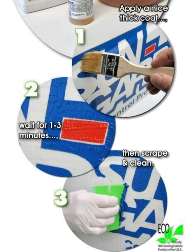 GraphXOff Vinyl Adhesive and Paint Remover - 5 Gallons