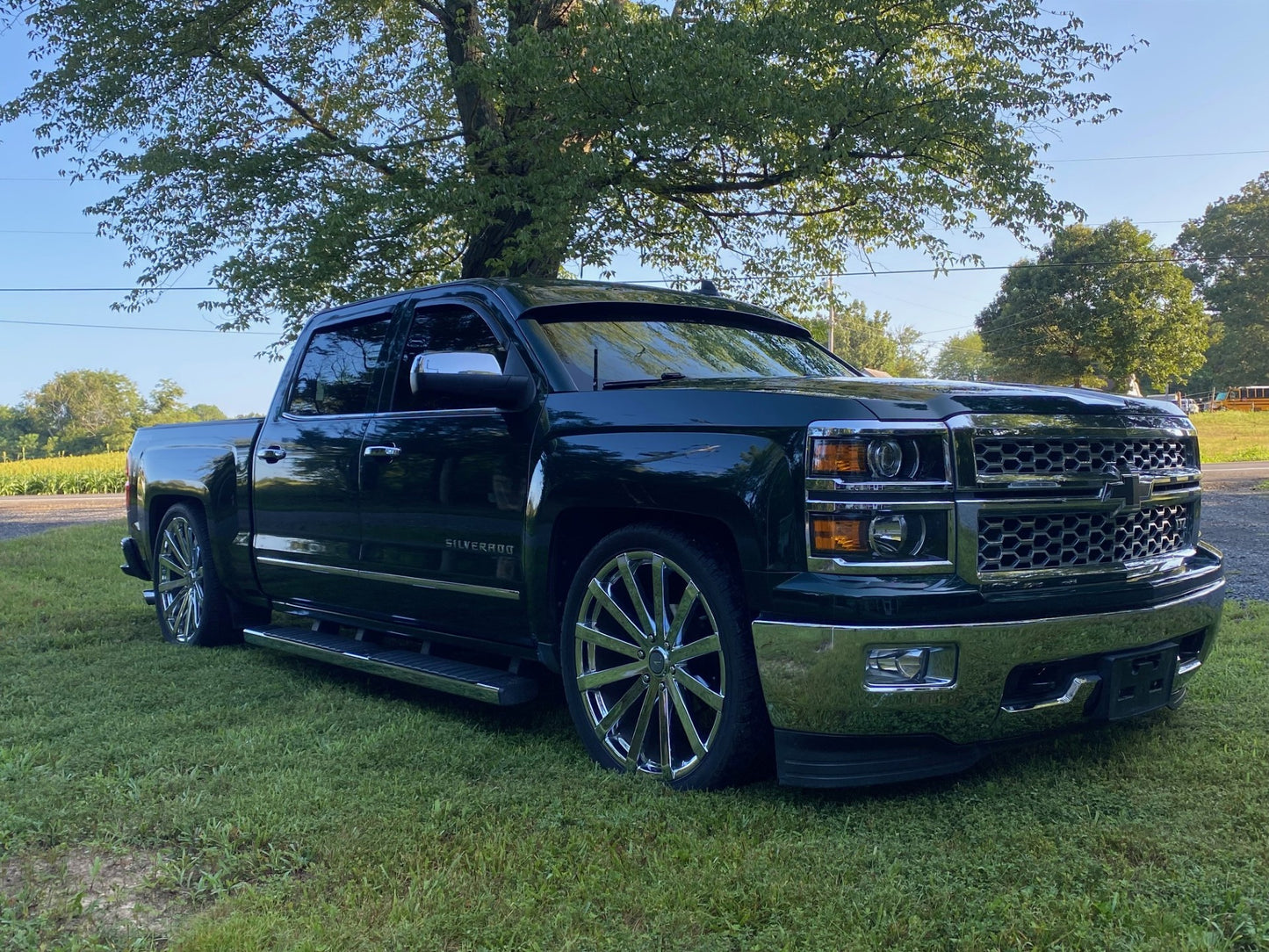 Windshield Drop Sun Visor for 2014-2018 Chevrolet Silverado 1500 2500 3500