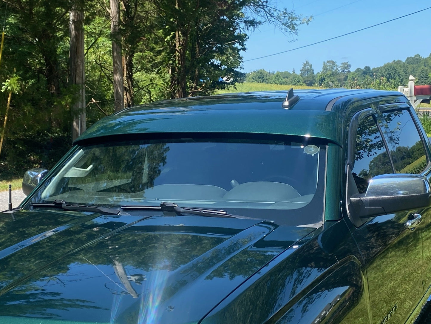 Windshield Drop Sun Visor for 2014-2018 Chevrolet Silverado 1500 2500 3500