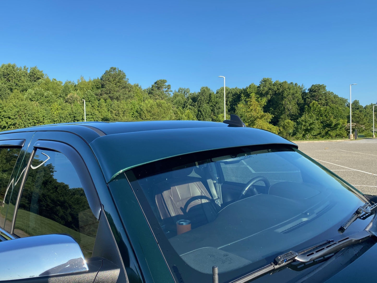 Windshield Drop Sun Visor for 2014-2018 Chevrolet Silverado 1500 2500 3500