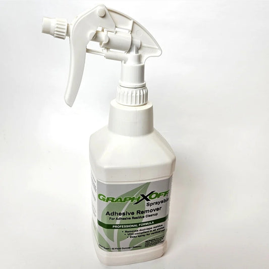 GraphXOff Sprayable Adhesive Remove for Adhesive Residue Cleanup