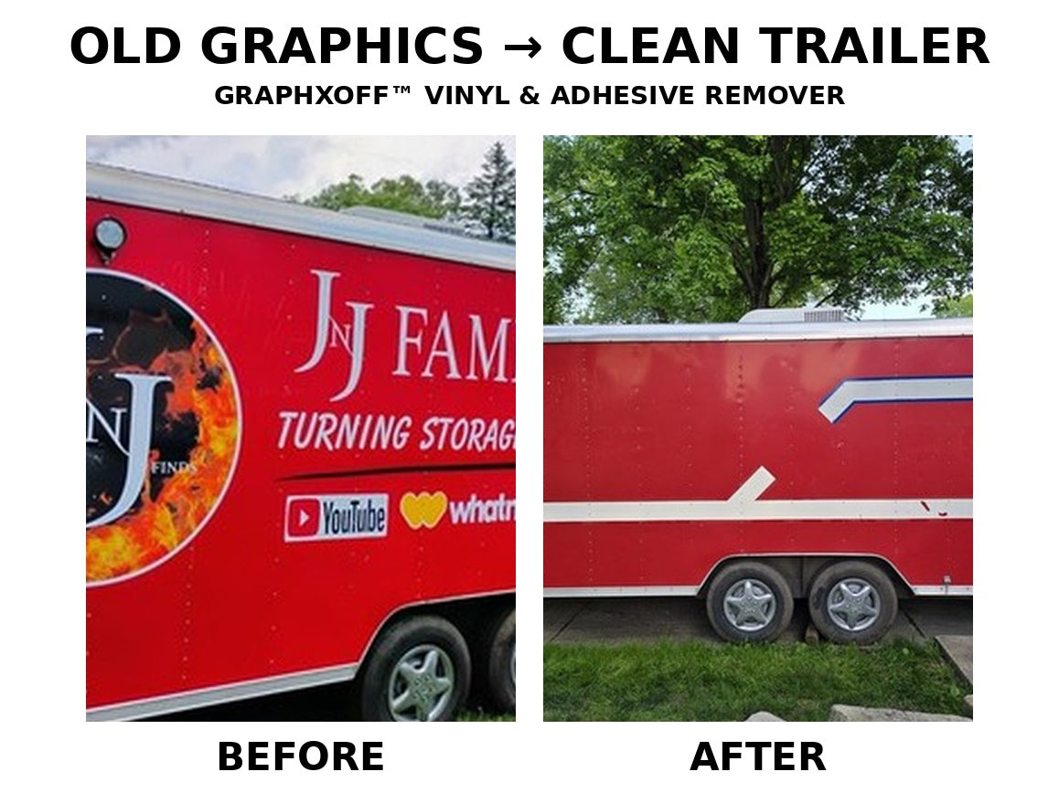 GraphXOff™ Vinyl Decal, Graphic & Adhesive Remover Gel – 1 Gallon