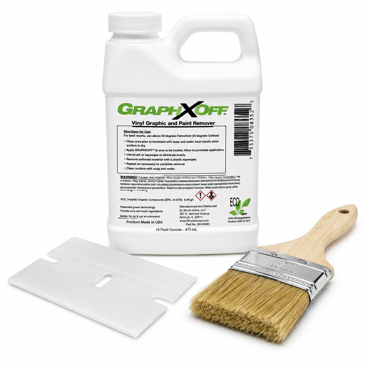 GraphXOff™ 16 oz Starter Kit – Blade & Brush