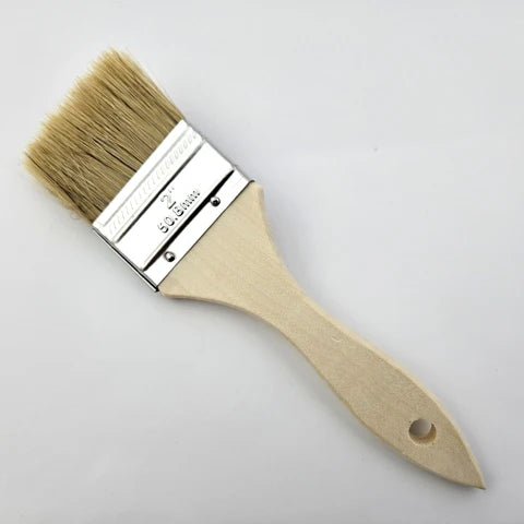 2" Wood Chip Brush | 100% Pure Bristle