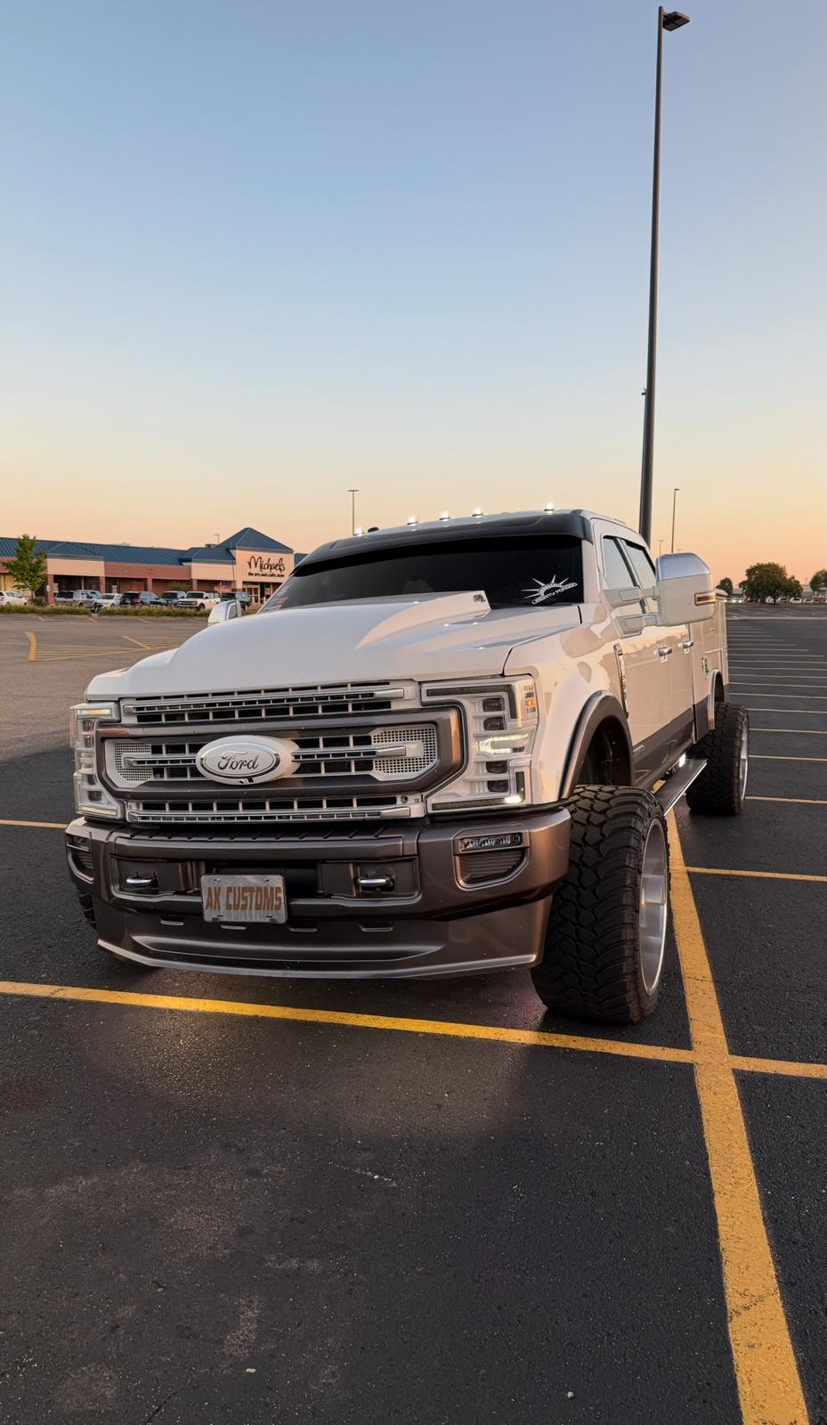 CARBON FIBER Windshield Drop Sun Visor for 2017-2024 Ford F-250 F-350 F-450