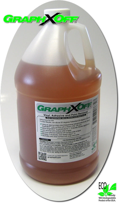 GraphXOff Vinyl Adhesive and Paint Remover - 1 Gallon